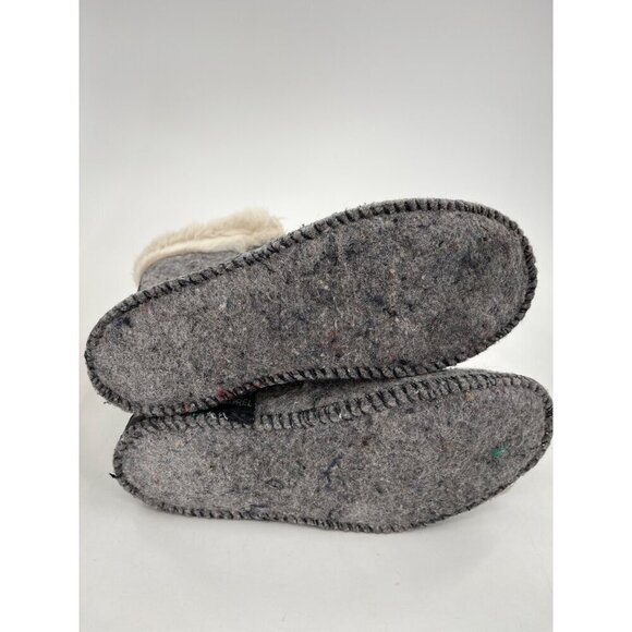 Sorel Manitou Womens Winter Boots Size 6 Tan & Black‎ Shearling Lined Waterproof - Picture 10 of 12